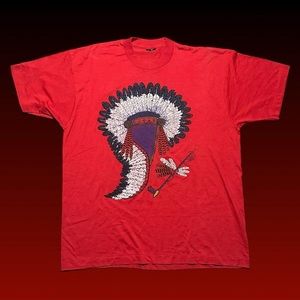 Vintage head dress single stitch tee